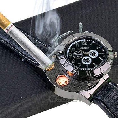 Men's Military USB Lighter Watch